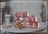 Комплект полотенец Undina К63-286 (розовая пудра) 50х90см,70х140см