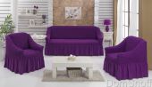 Набор чехлов для трехместного дивана и двух кресел Bulsan Фиолетовый
