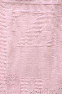 Плед детский LUX 1169 100х150 розовый