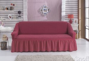 Чехол для дивана двухместный Bulsan Грязно-розовый