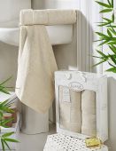 Комплект полотенец бамбук Pandora бежевый 2 шт