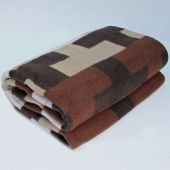 Одеяло Тетрис из овечьей шерсти и хлопка VLADI 170х210