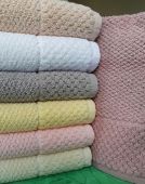 Махровое полотенце Snake SE09 48х90 Розовое