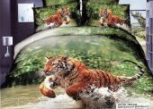 Постельное белье Tango TS05-44A КОД1004 Семейное с тиграми