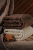 Махровое полотенце Conforto CO01 48х90 Бежевое
