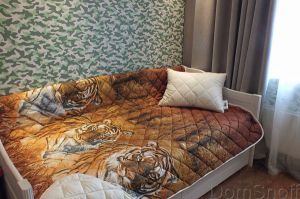 Комплект уссурийские тигры (покрывало, подушка)